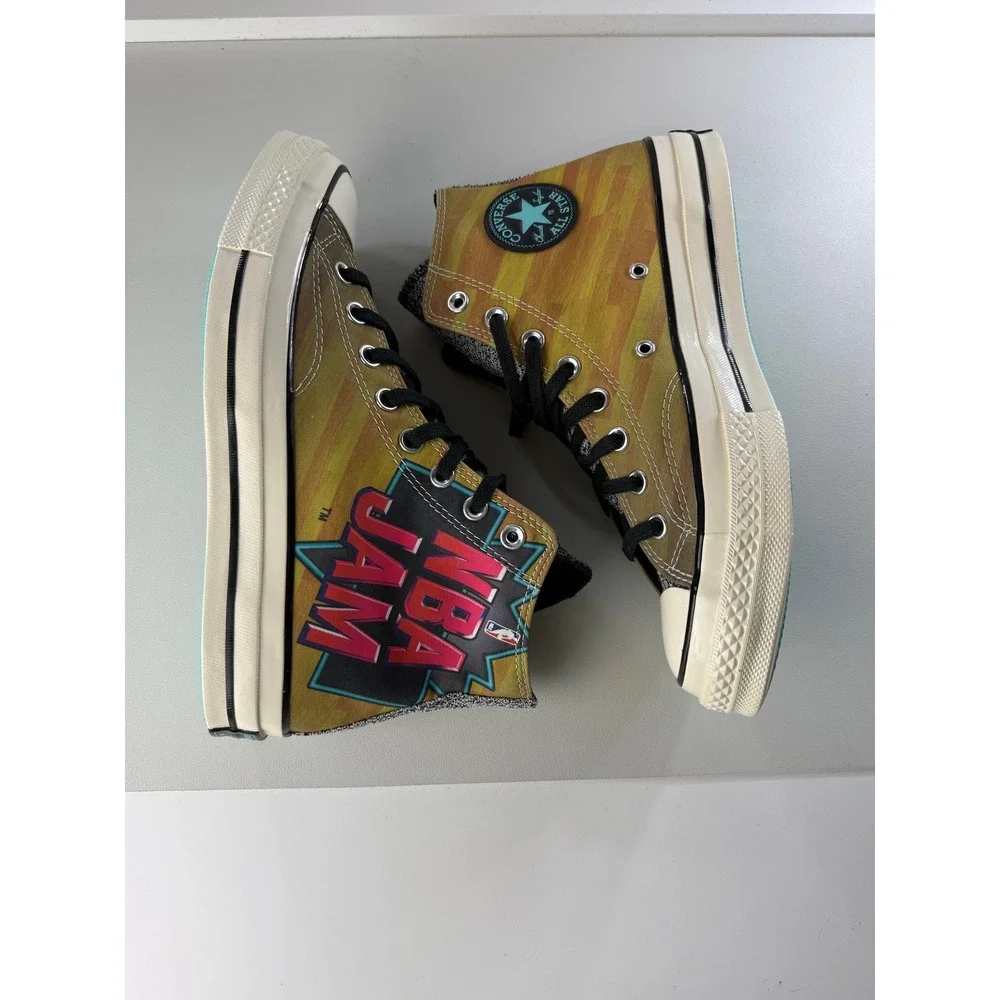 Converse Chuck Taylor All‎ Star 70 NBA Jam High Top Sneakers Mens Size 8 NEW - Picture 3 of 6